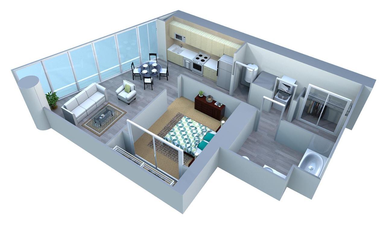 Placemakr Premier Sobro ナッシュビル エクステリア 写真 3D floor plan